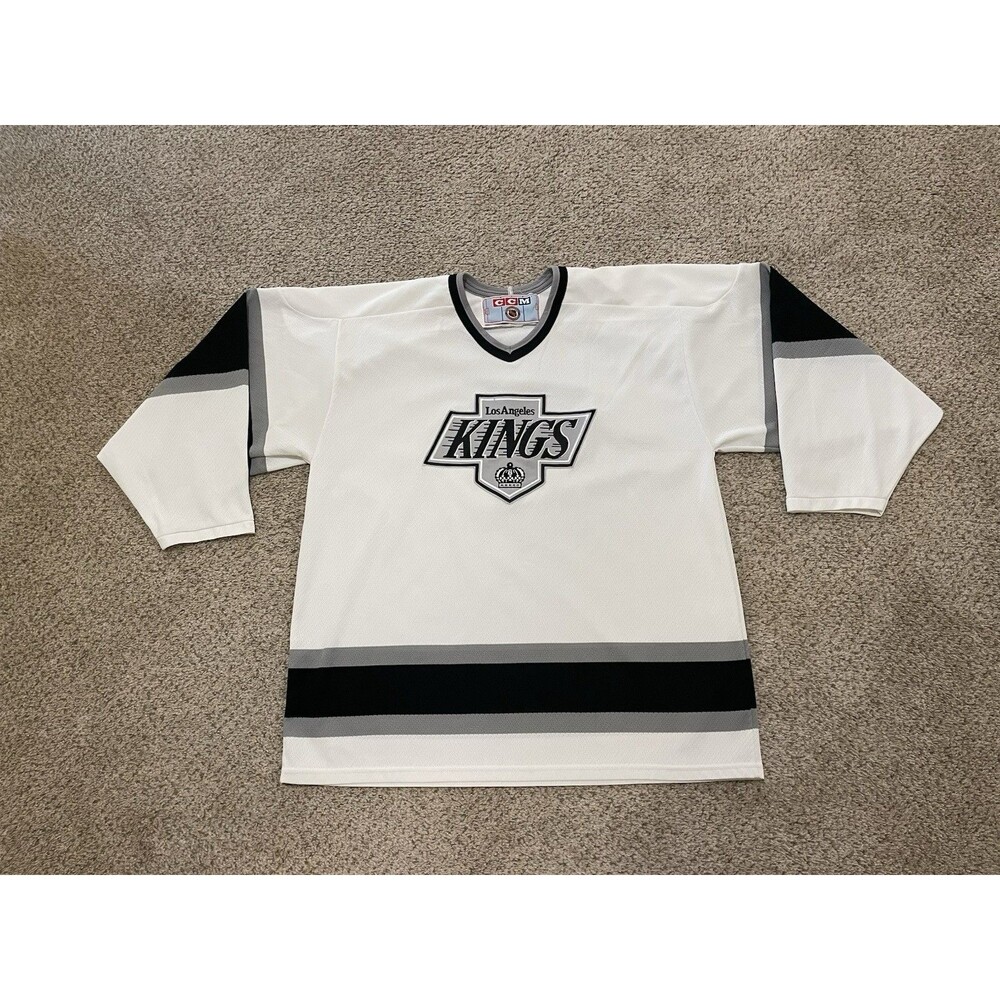 Vintage 90s CCM Los Angeles Kings Authentic NHL Hockey Jersey Sz See Measurement